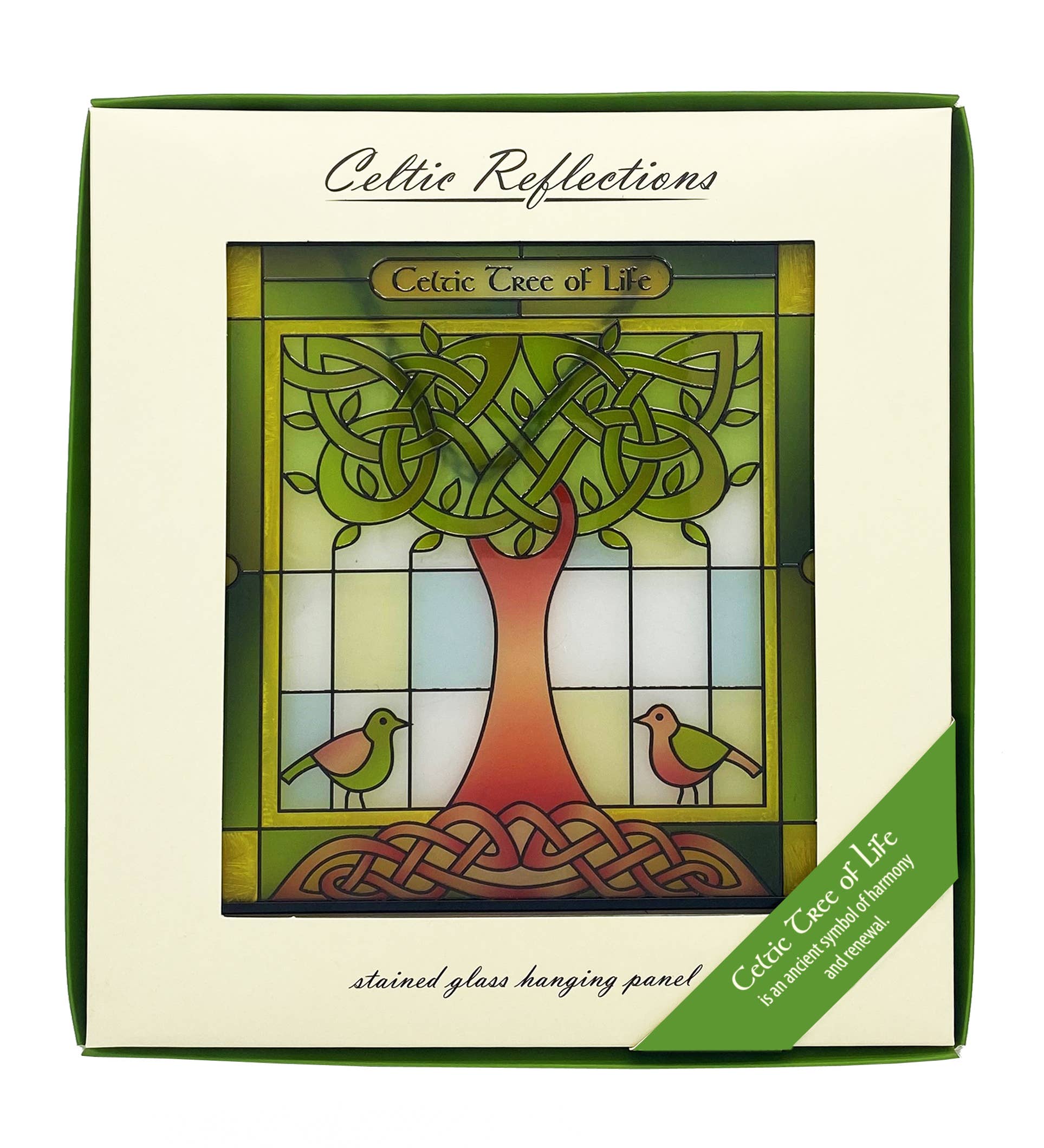 Dublin Gift Company - Wholesale Suncatcher - Tree of Life Stained Glass Window Hang1