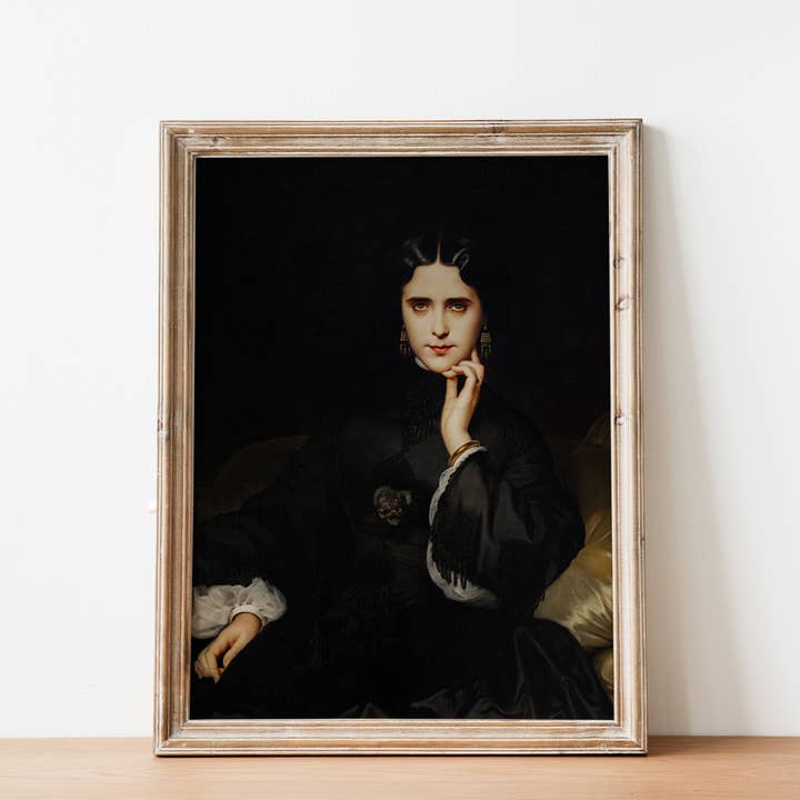 Sugar & Canvas - Wholesale Art Print - European Vintage Rustic Madame de Loynes Art Print VP138