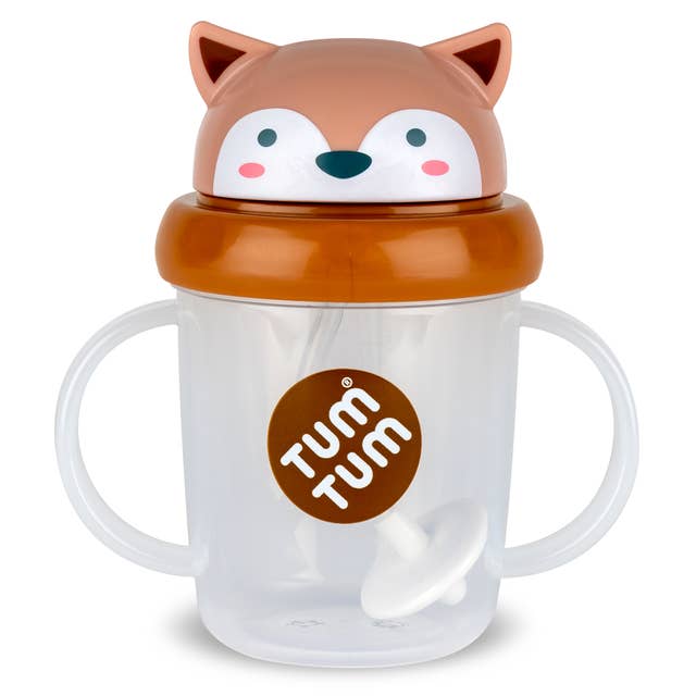 Tum Tum Tippy Up Cup - Fergus Fox for wholesale by Hippychick