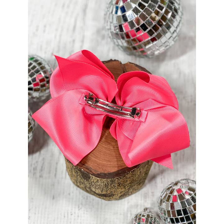 The Hair Bow Company - Wholesale Hair Bow - Kids - Classic Grosgrain Hair Bow - French Clip - 4.5"