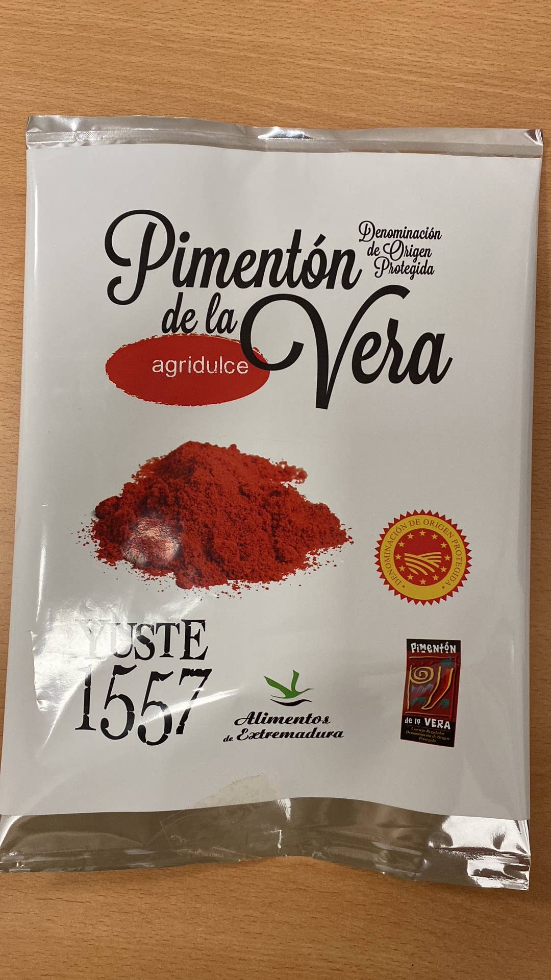 ORENCIO HOYO, S.L. - Wholesale Dried Spice - Smoked Spicy Paprika Bag Yuste 1557 PDO 250g2