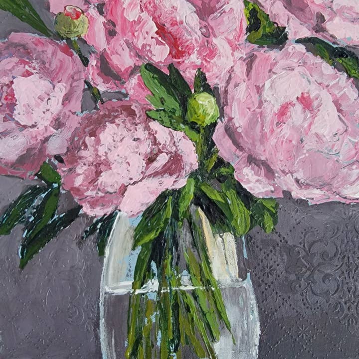 Noel Butler Art - Wholesale Art Print - Peonies In Vase 8 x 10 Print1
