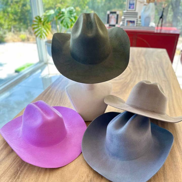 Queens INC - Wholesale Cowboy Hat - Women's - Premium Cattleman Cowboy Hat made from 100% Australian wool