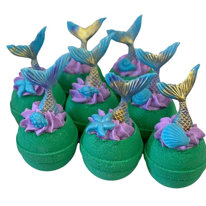 Scrub Cosmetics - Wholesale Bath Bomb/Fizz - Mermaid Bath Bombs With Foaming Butter2