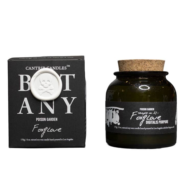 Botany ~ Foxglove 6oz Candle for wholesale by Cantrip Candles