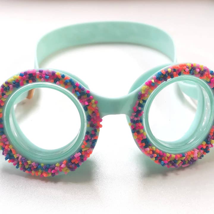 Swimming Goggles Donut Green for wholesale by Piikaboo