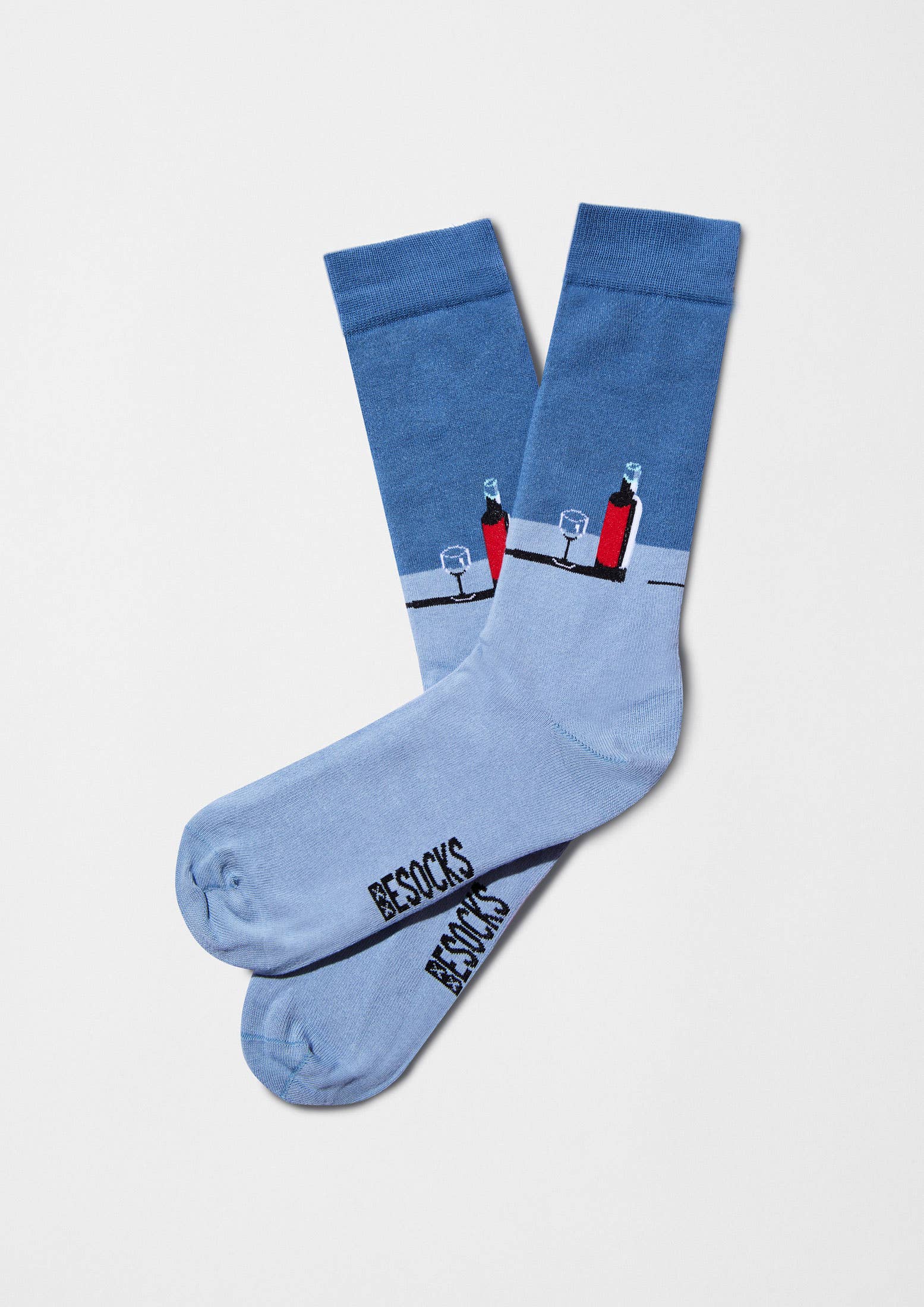 Blue BeWine - 100% Organic Cotton Socks for wholesale on Faire