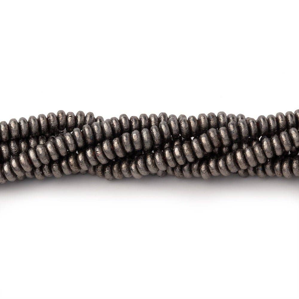 Beads of Cambay - Wholesale Beads - 3mm Brushed Disc Beads4