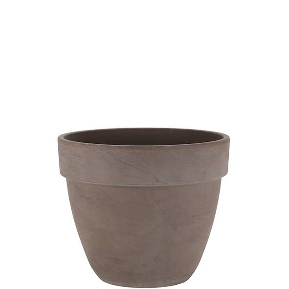 Fioriera Levante con foro e sottovaso D26cm H22cm per la vendita all'ingrosso da parte di Vosteen