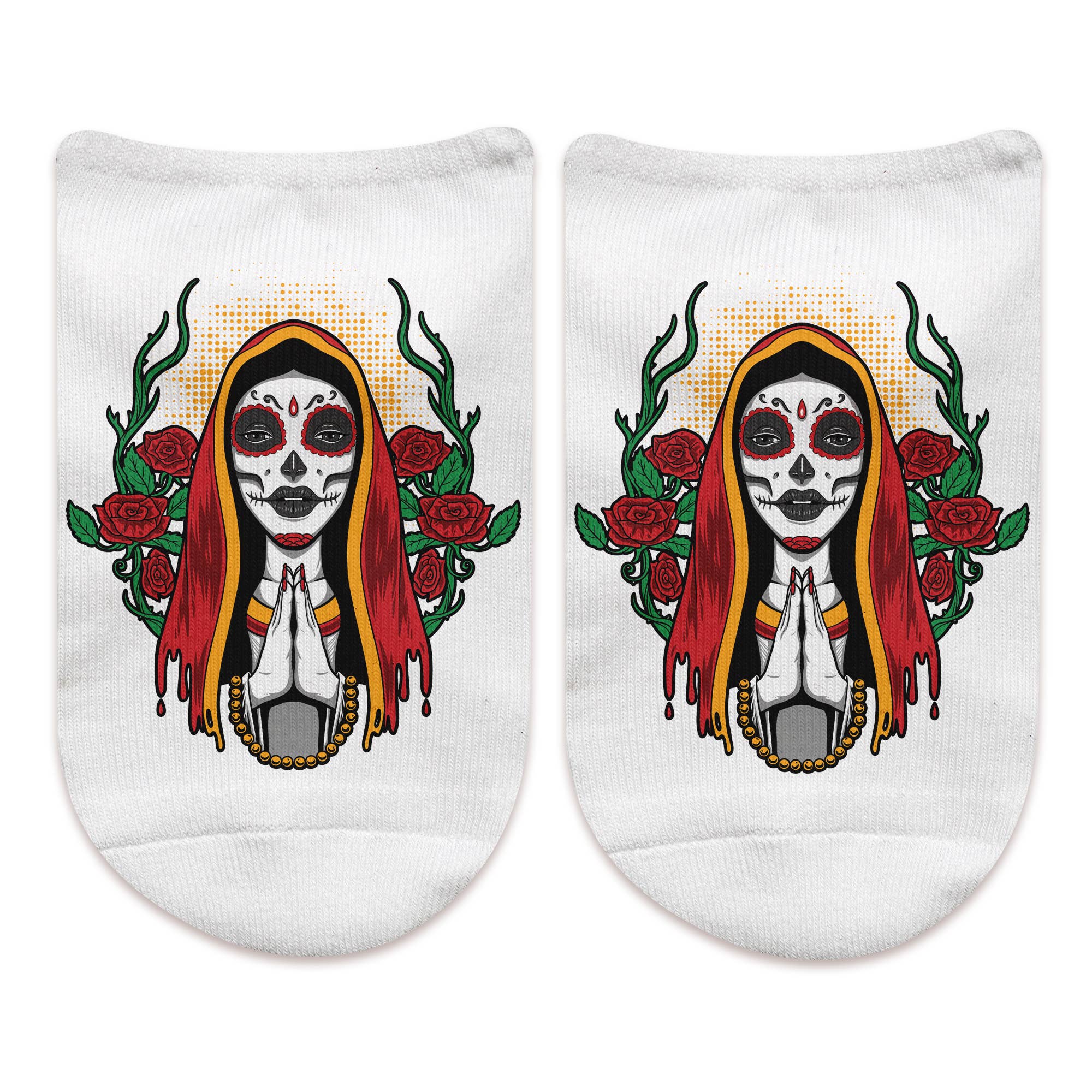 Sockprints - Wholesale Socks - Unisex - Your Design Goes Here - Custom Printed Cotton No Show Socks7