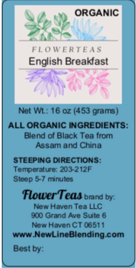 FlowerTeas – Engroshandel Løs te – Løsbladet te i løs vægt 1 lbs Kommerciel brygning Fødevareservice50