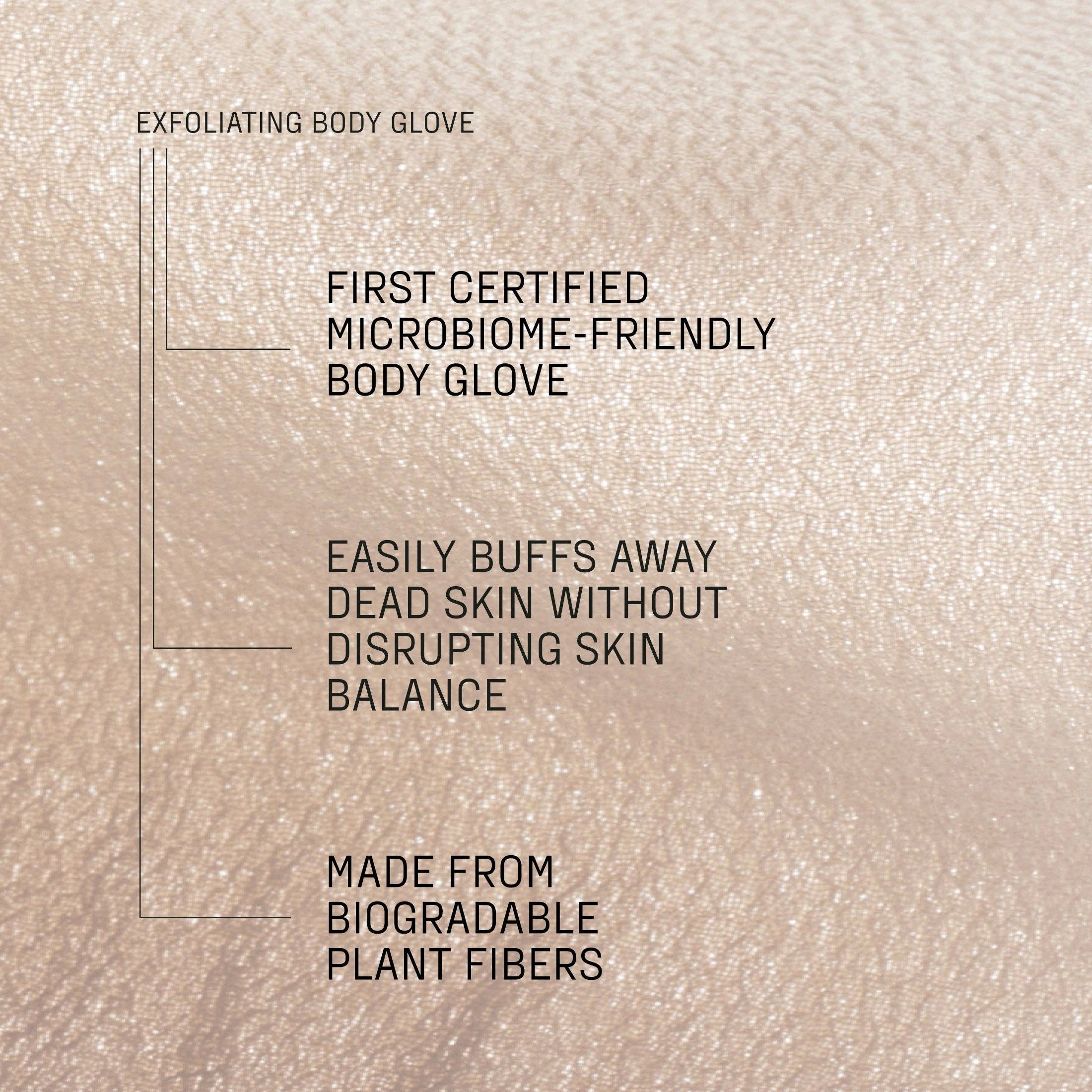  pcs Black Beige Exfoliating Body Glove Set for wholesale on Faire5