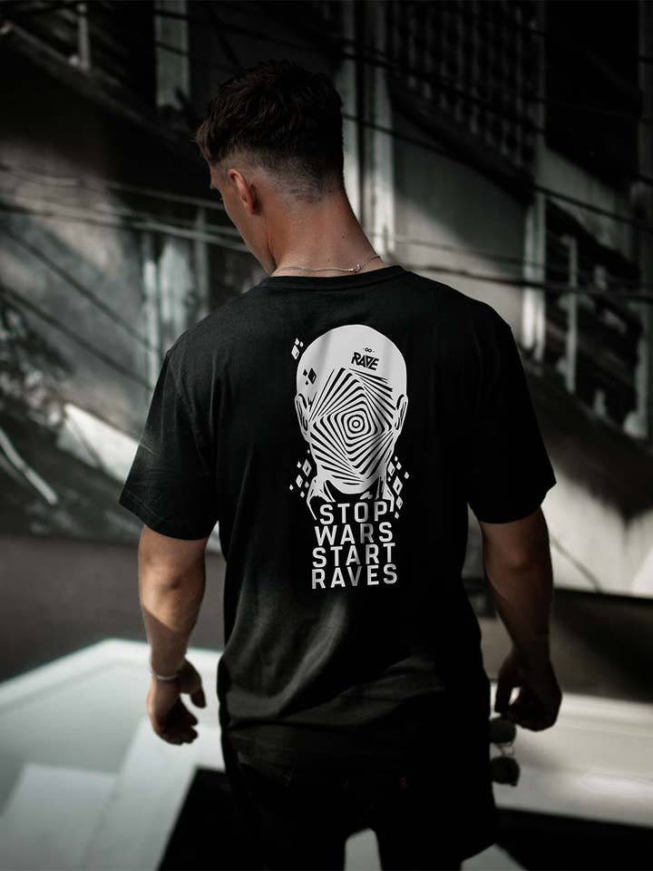 Camiseta Stop Wars Start Raves Illusion para venta al por mayor de RAVE Clothing