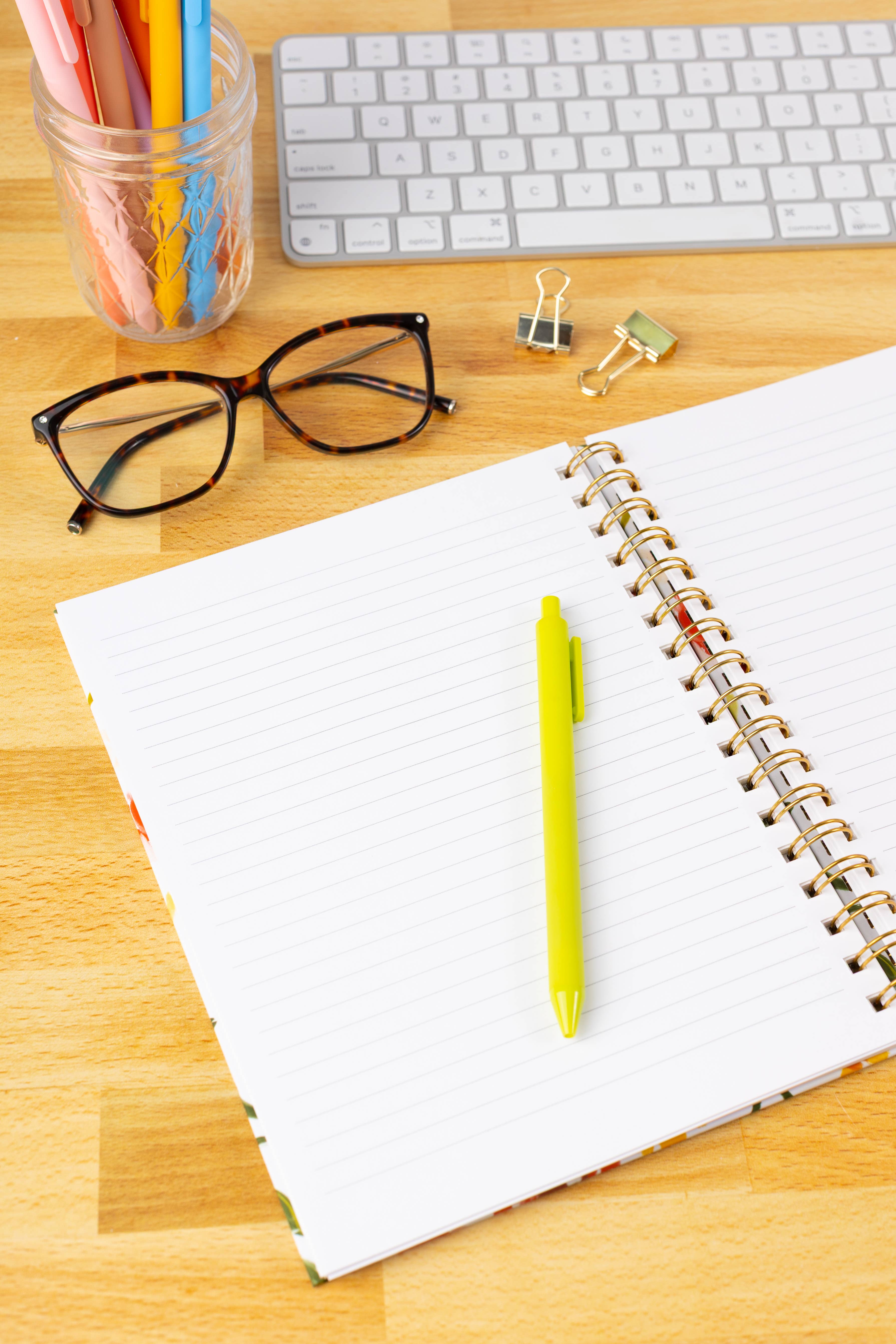 Elyse Breanne Design - Wholesale Notebook - Floral 7x9 Hardcover Spiral Notebook19