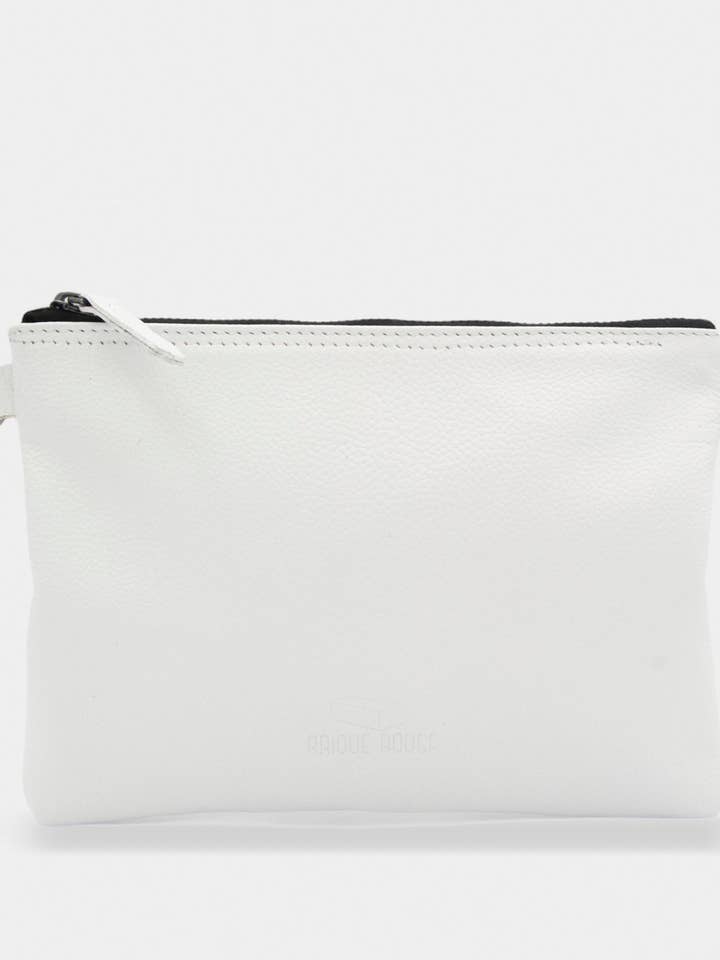 Galuchat Zip Pouch for wholesale by brique rouge