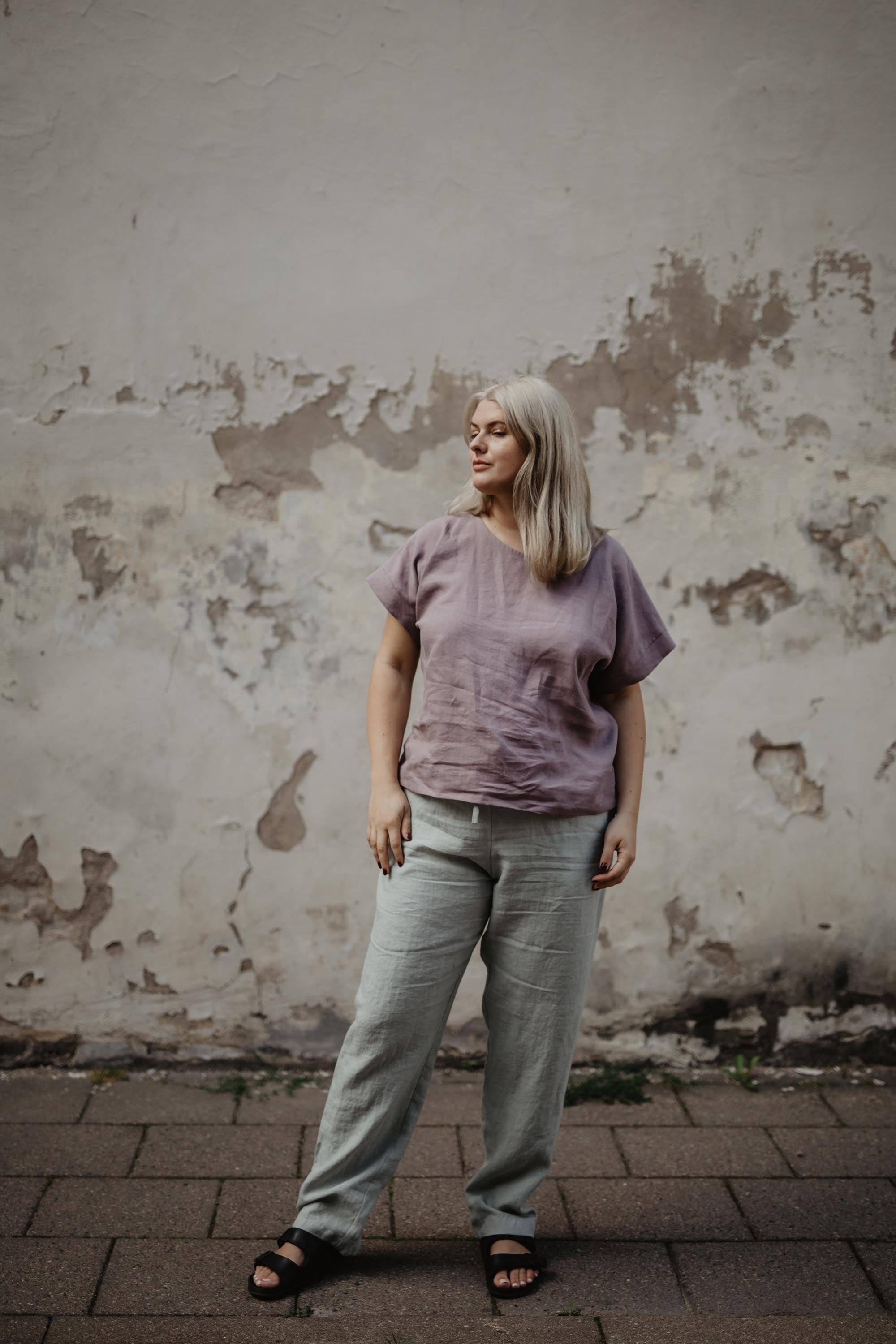 AmourLinen - Wholesale T-Shirt - Women's - Linen top Porto4