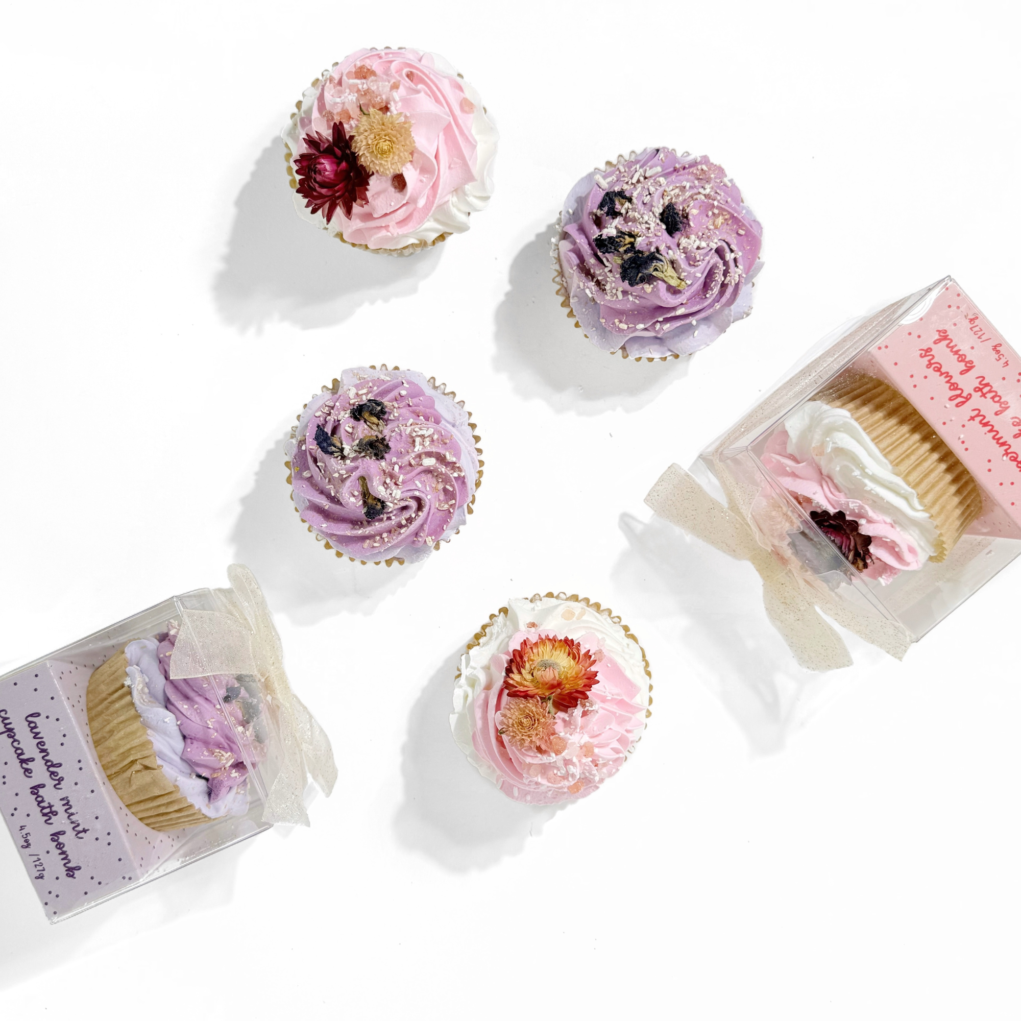 Sow the Magic - Wholesale Bath Bomb/Fizz - Lavender Mint Cupcake Bath Bomb4