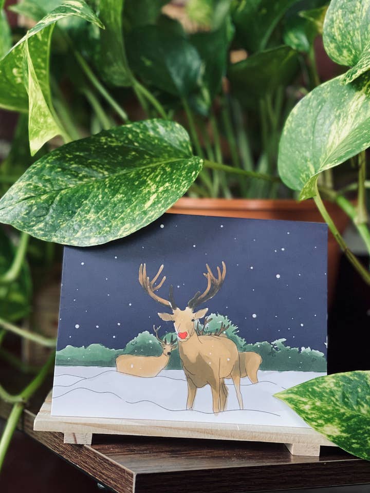 Rendier in de sneeuw voor wholesale door G + RIZZ