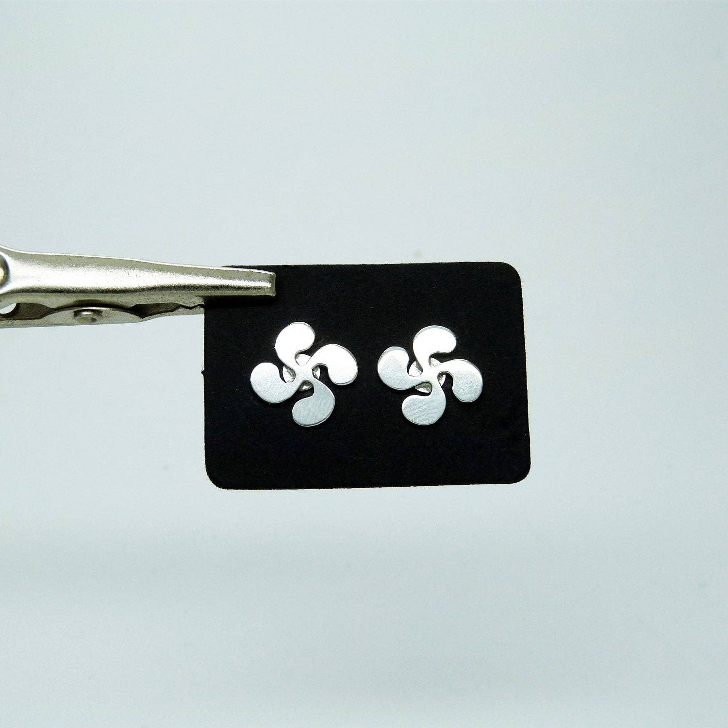 Plataica - Wholesale Stud/Post Earrings - 925 silver Lauburu earrings6