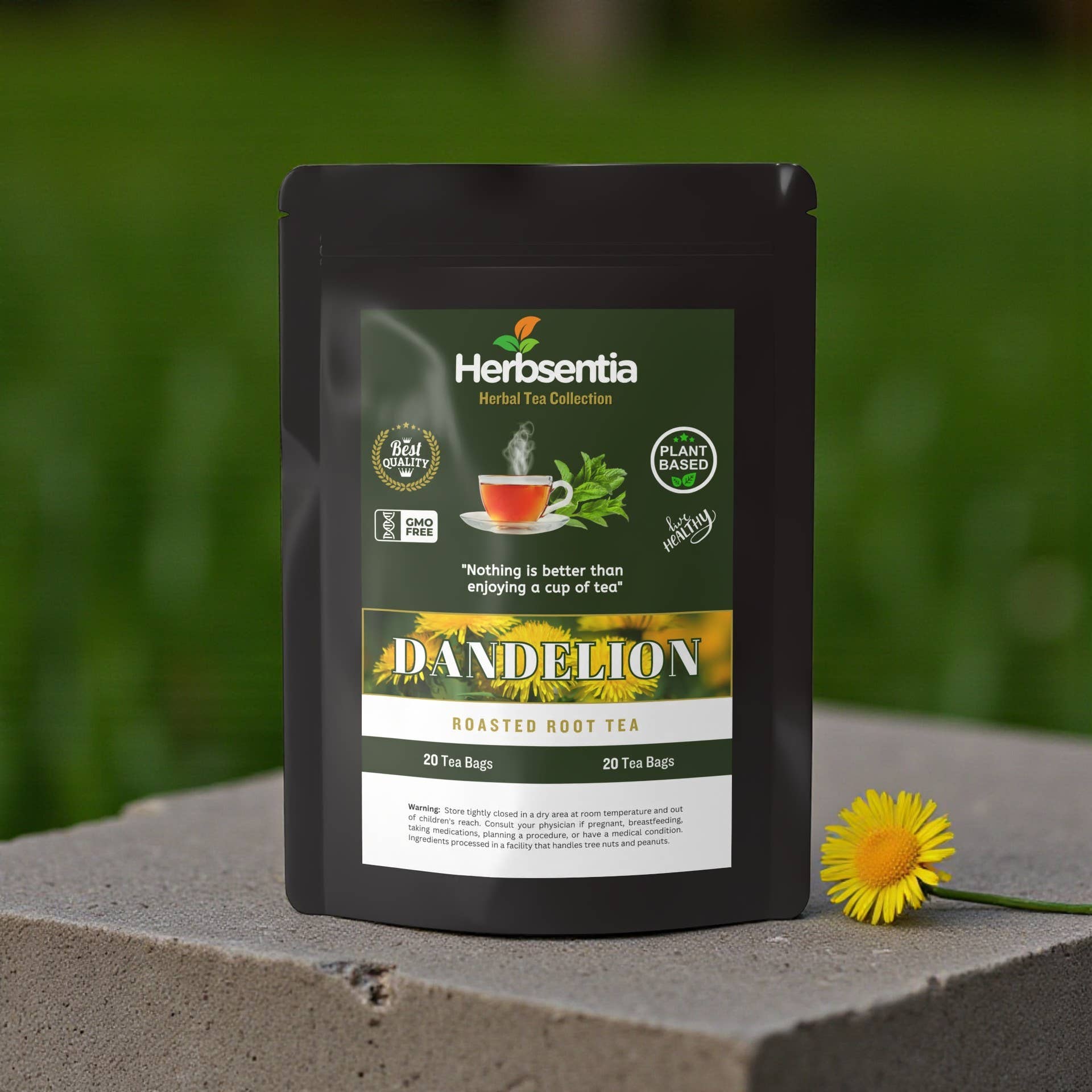 Succus - Wholesale Tea Bags - Dandelion Root Tea - Smooth, Earthy, and Supports Wellness1