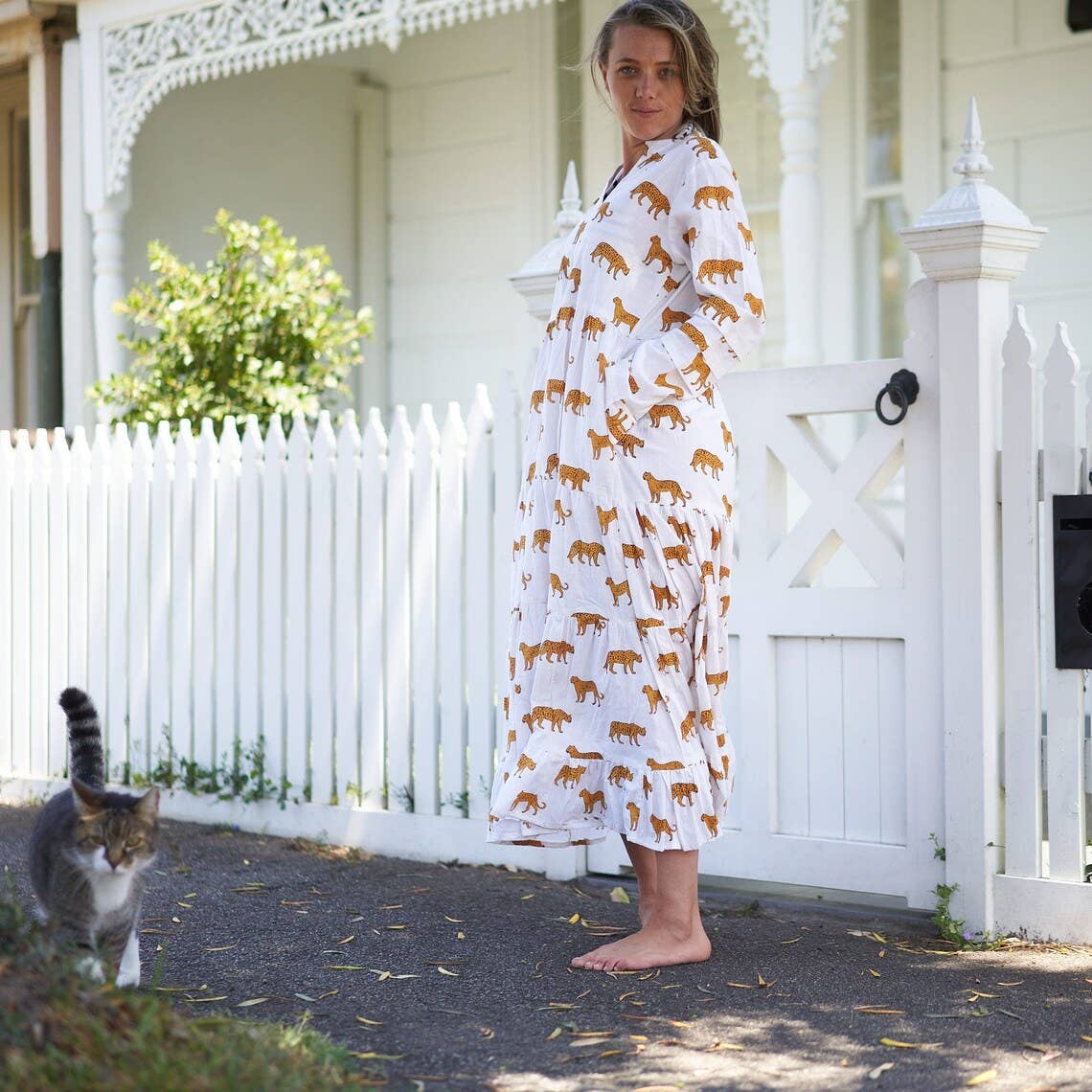 Boho-Eclectica - Wholesale Dress - Women's - Elegantly Exotic' 100% Cotton Maxi Dress - Set of 2*2