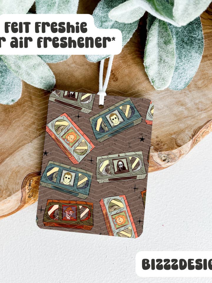 Spooky Halloween Car Air Freshener Halloween Car Freshie for wholesale by Bizzz Designs