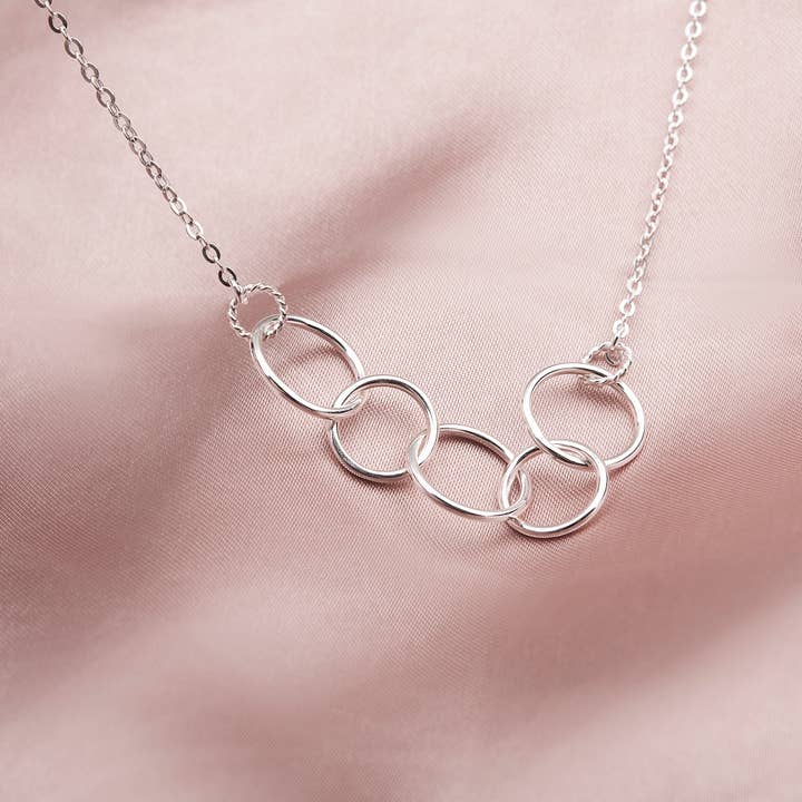 Anavia – wholesale Smycken – Grattis 50: e födelsedag Sterling Silver halsband smycken Set