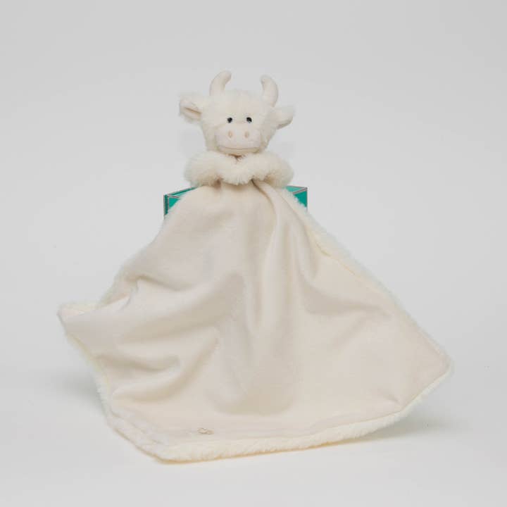 Jomanda Soft Toys & Accessories - Wholesale Stuffed/Plush Toy - Kids & Baby - Highland Cow Soft Toy Baby Soother Cream 29CM X 29CM6