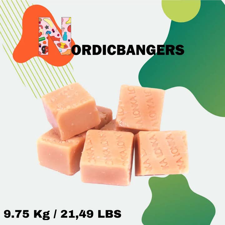 Nordicbangers - Swedish Candy - Wholesale Fudge - Hips Vanilla Fudge 3.25 Kg/7.16 Lbs