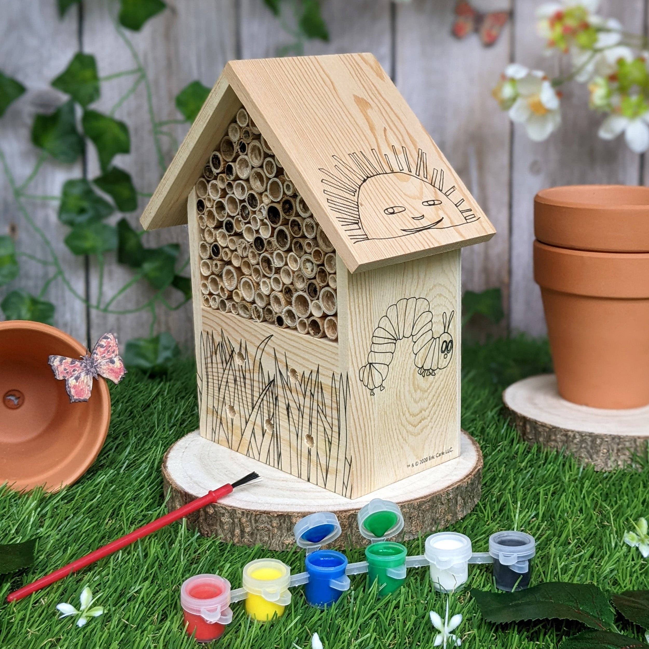 Robert Frederick Ltd - Wholesale Garden Tool - The Very Hungry Caterpillar Paint Your Own Bug Hotel - Children's Craft Kit4