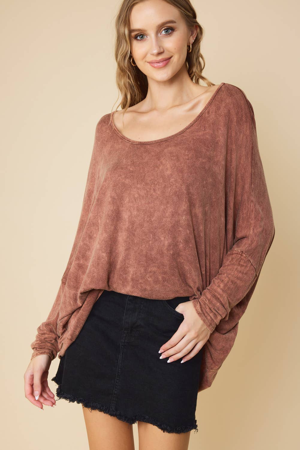 FSL Apparel – wholesale Tunika - Dam – ST3257 - TRÖJA ÖVER STORLEK PLAGG TIE DYE TUNIKA TOPP8