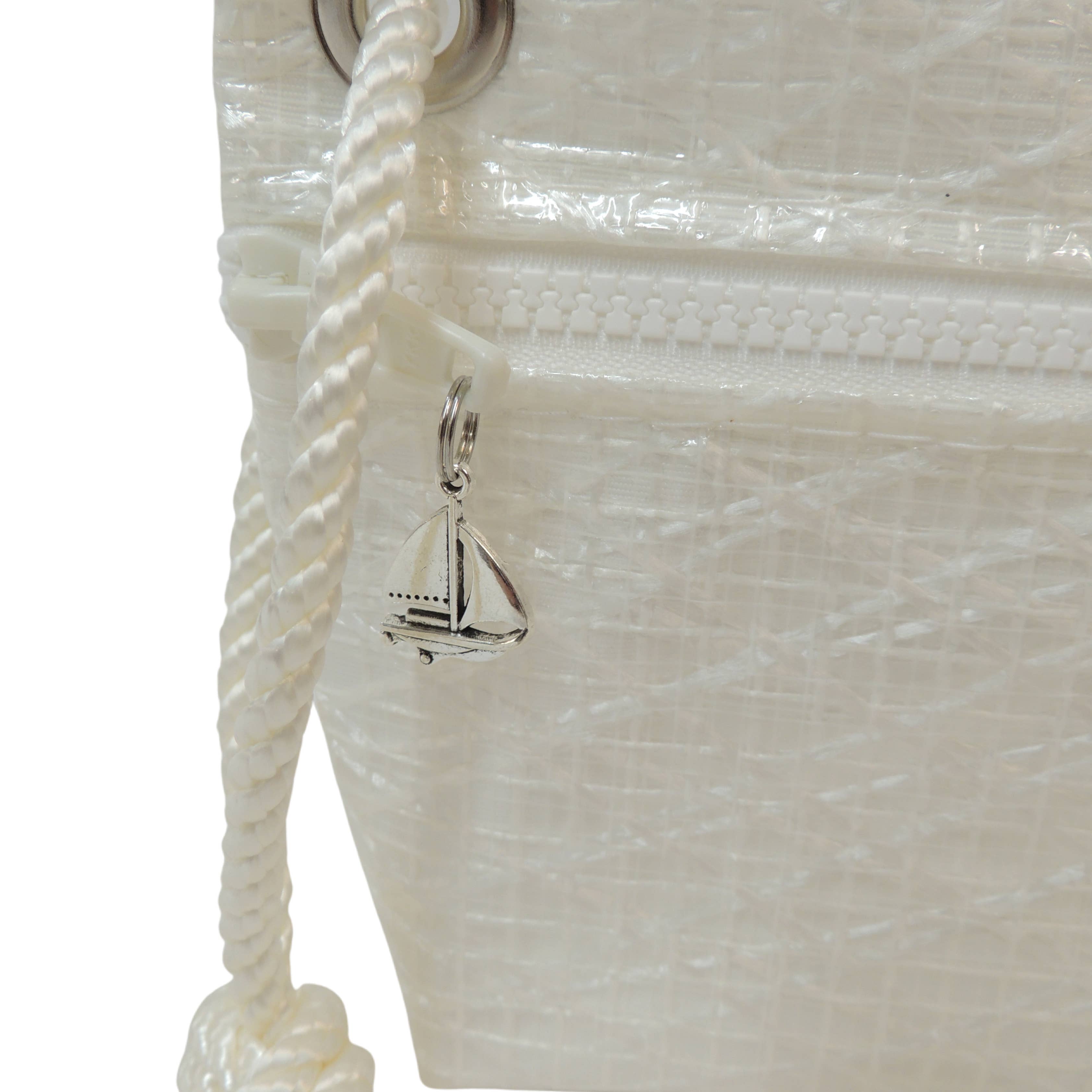 Mainland Canvas - Wholesale Wristlet - Wristlet, White Laminate Sailcloth7