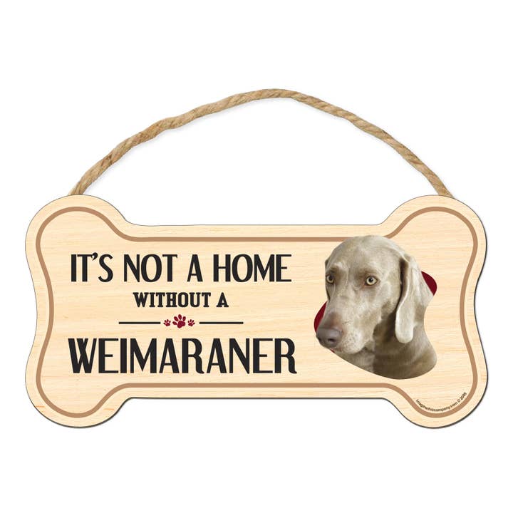 Weimaraner botvormig houten bord voor wholesale door Imagine This Company