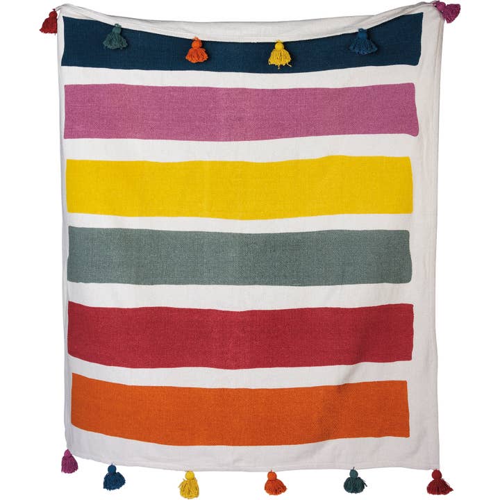 Primitives by Kathy - Wholesale Throw Blanket - Rainbow Throw Blanket1