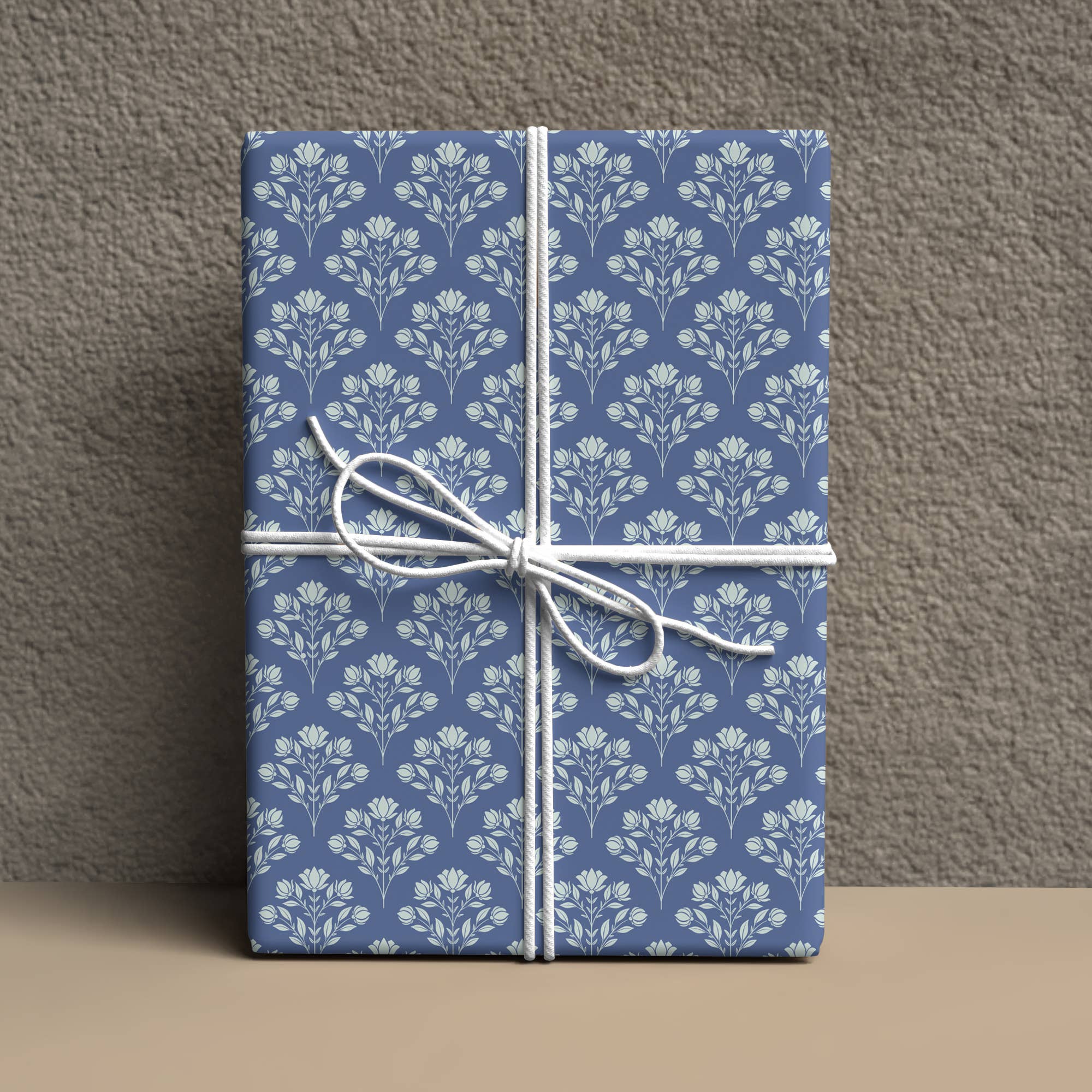 Roxy Lane Design - Wholesale Wrapping Paper Roll - Wrapping Paper Rolls - Floral Scallops - 2 Sheets