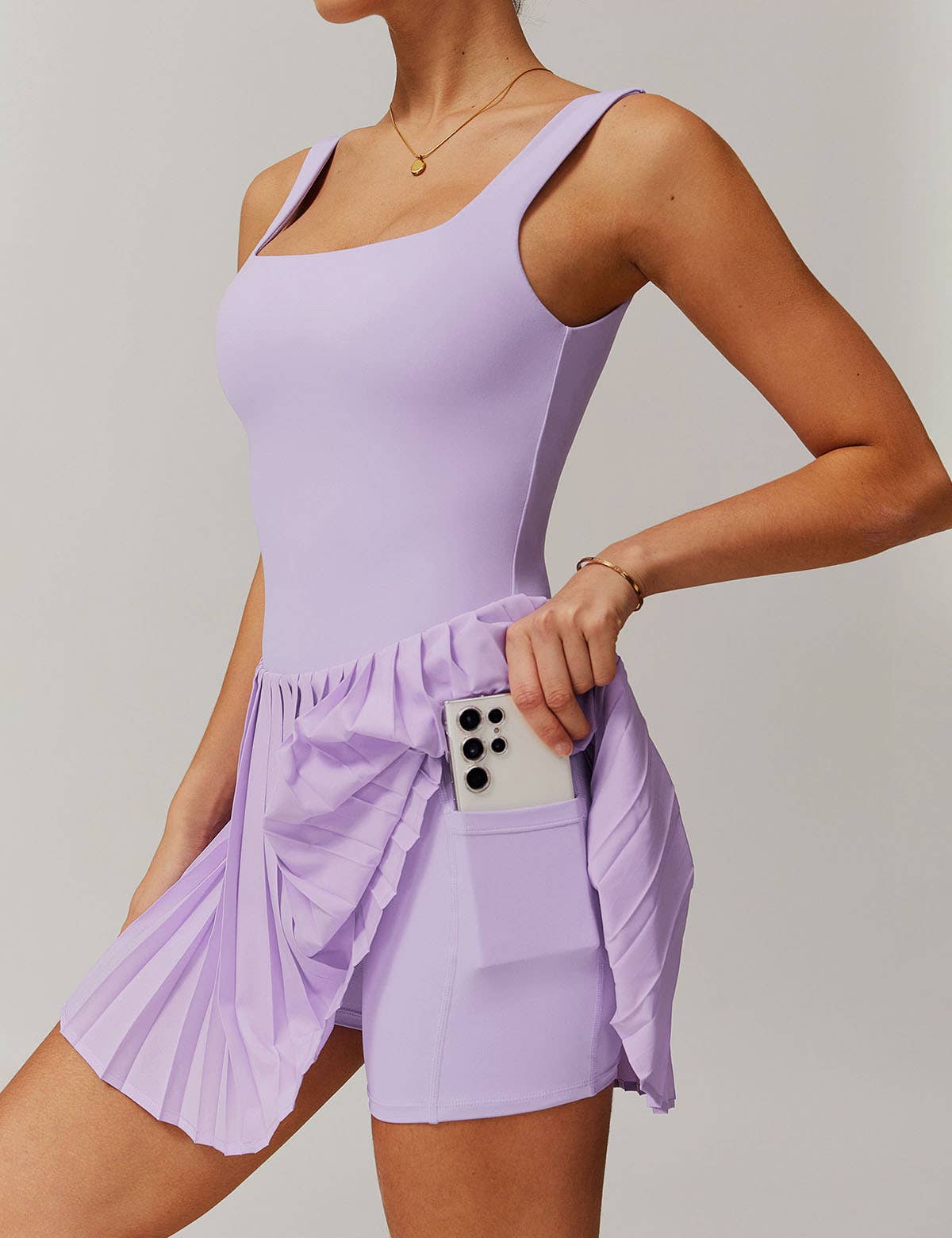 Crave by FW - Vente Robe de sport – femme - Robe de tennis une pièce avec short intégré et poches12