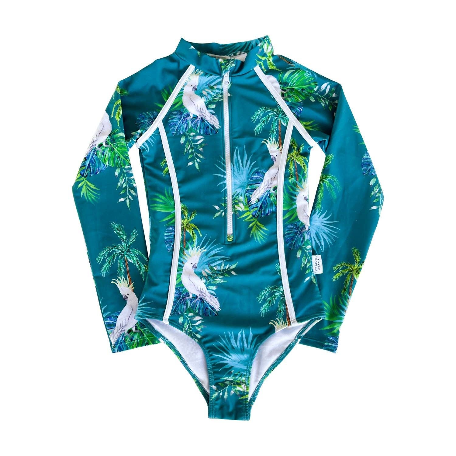 Tribe Tropical - Wholesale One Piece Swimsuit - Kids - Teenage / Tween Girl Swimsuit - Hamilton Island2