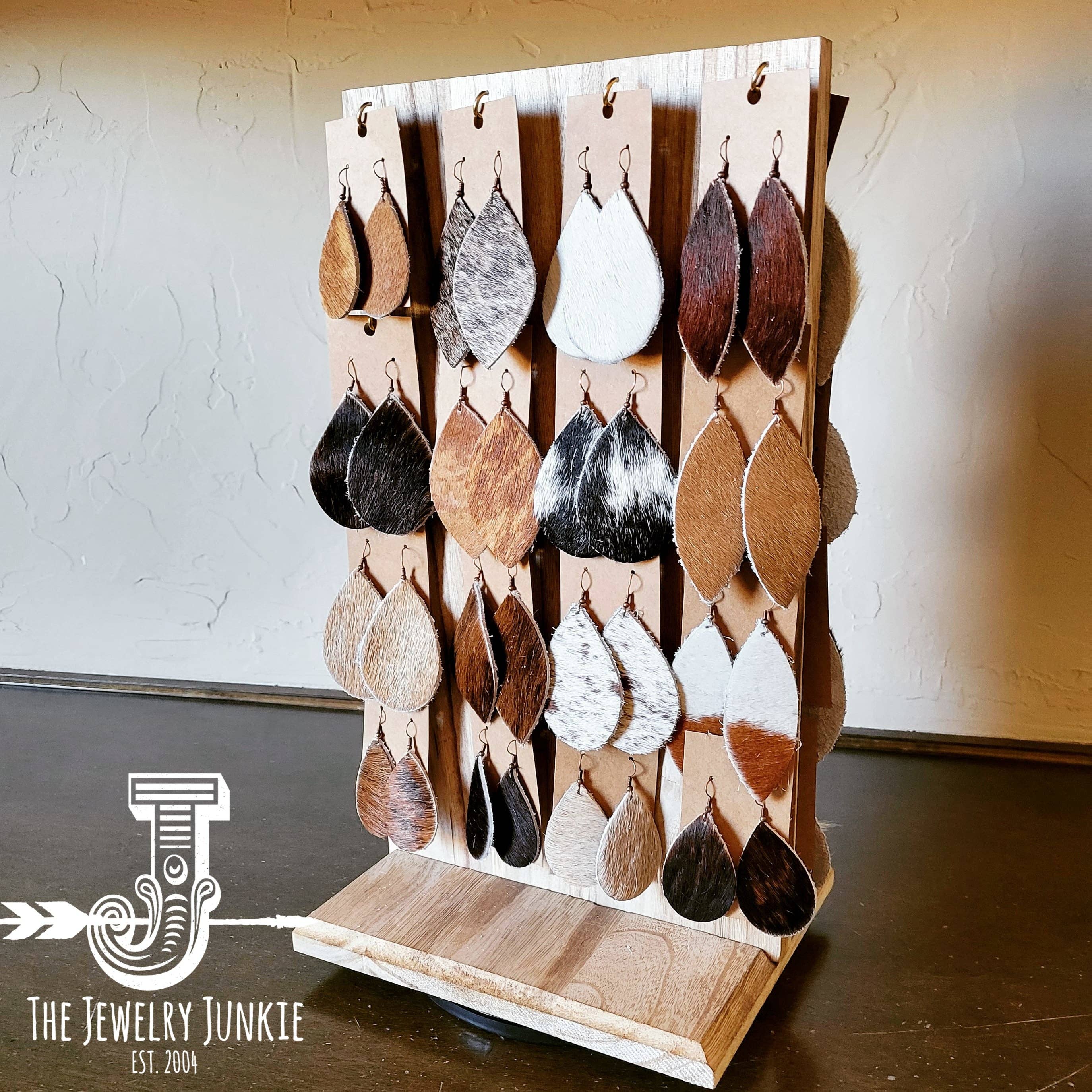 Wooden Table Top Display Jewellery Stands