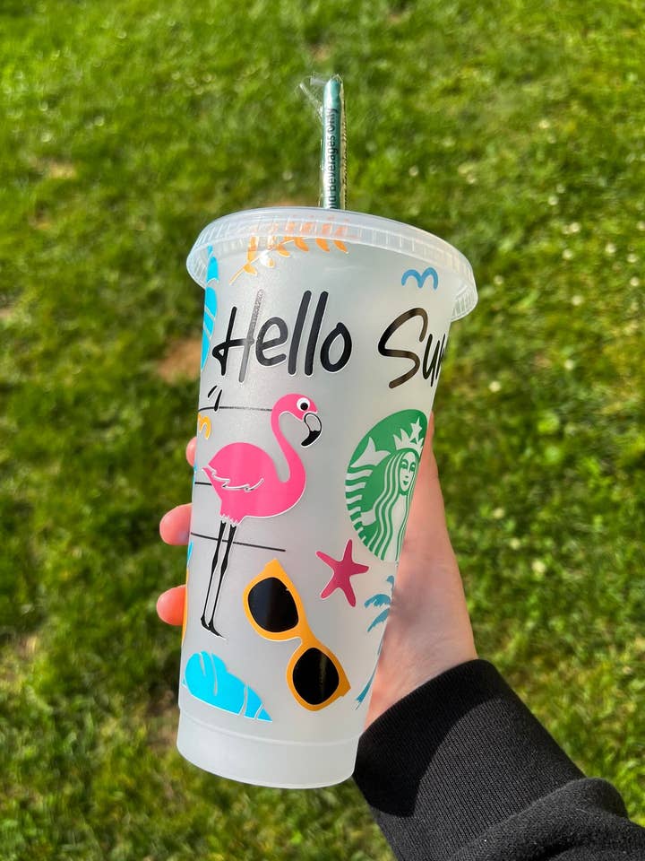 Hej sommer Tumbler for engroshandel hos The Crazy Craft Girl LLC