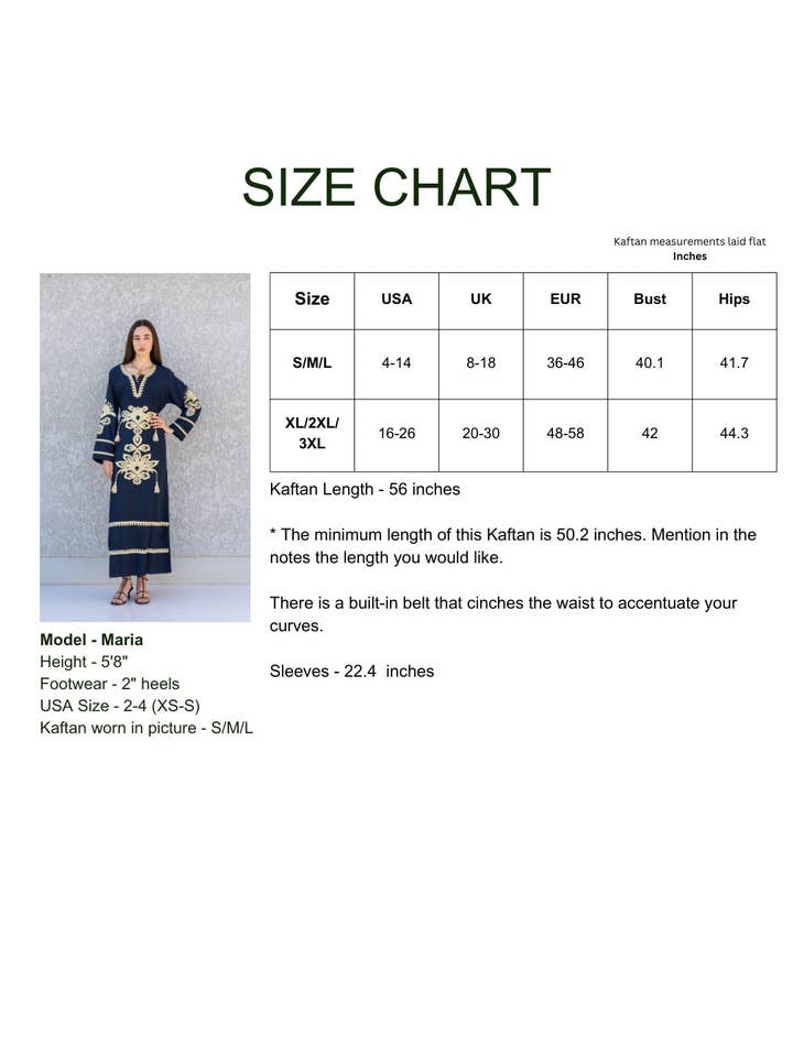 Gipci - Wholesale Kaftan - Women's - Navy Blue Egyptian cotton kaftan dress, caftans for women, Boho Kaftan dress, Caftans for women, long summer kaftan, kaftans, caftan4