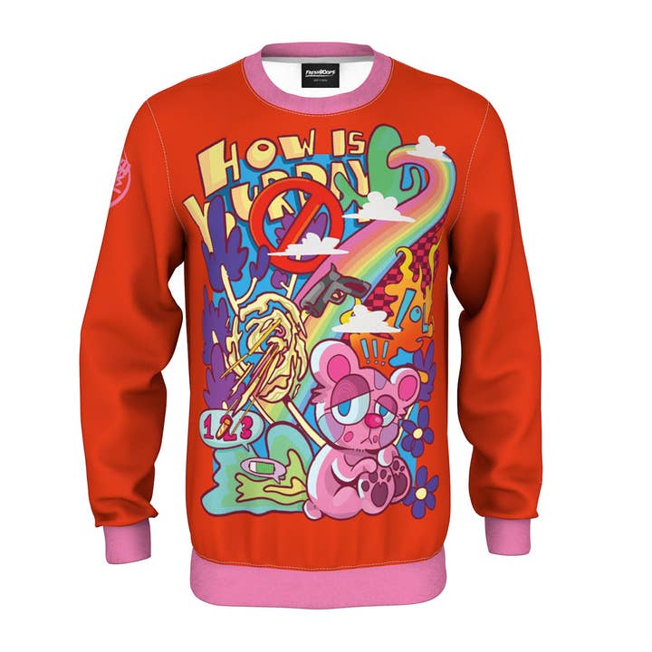Trippy Days Sweatshirt voor wholesale door FreshHoods
