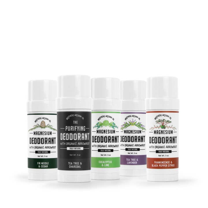 Déodorant en magnésium pour la vente par Brothers Artisan Oil