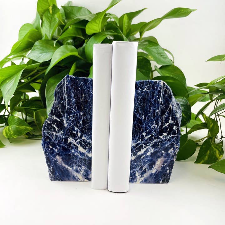 Sodalite Crystal Bookends for wholesale by Rock Paradise