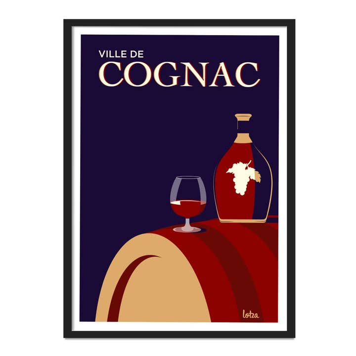 Lotza - Wholesale Poster - Cognac poster (blue)1