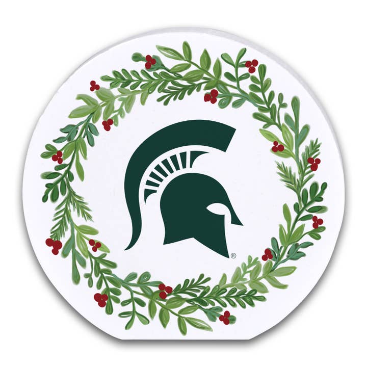 MAGNOLIA LANE - Wholesale Christmas Decoration - Michigan State Chunky 3pc Set