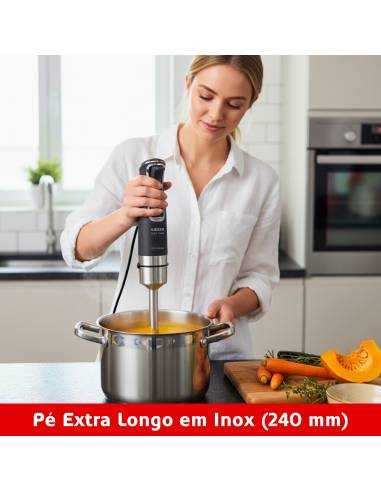 Haeger - Wholesale Kitchen Appliance - HAEGER Ultra Twist 1500 Magic Wand - 1500W, Titanium Blades, Extra Long Stainless Steel Foot6