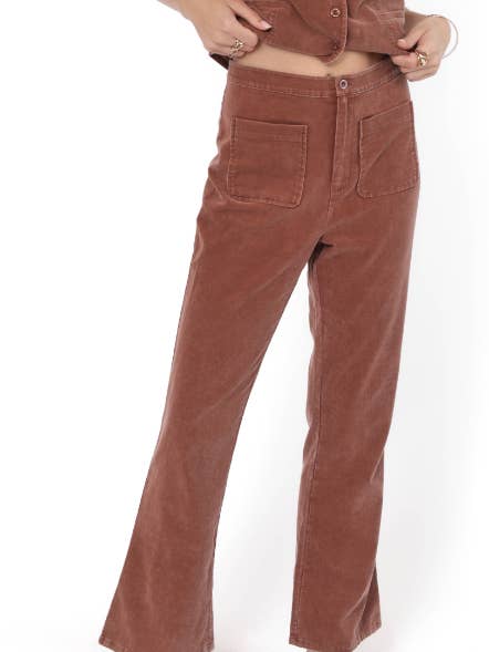 Få Lignende Bukser Med Forlommer : VASKET BRUN for engroshandel hos Sadie & Sage