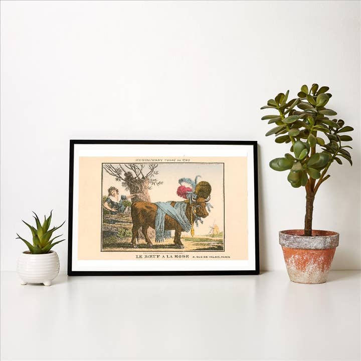 Found Image Press - Wholesale Art Print - Art Print PS-148 Le Boeuf a la Mode Resaurant1