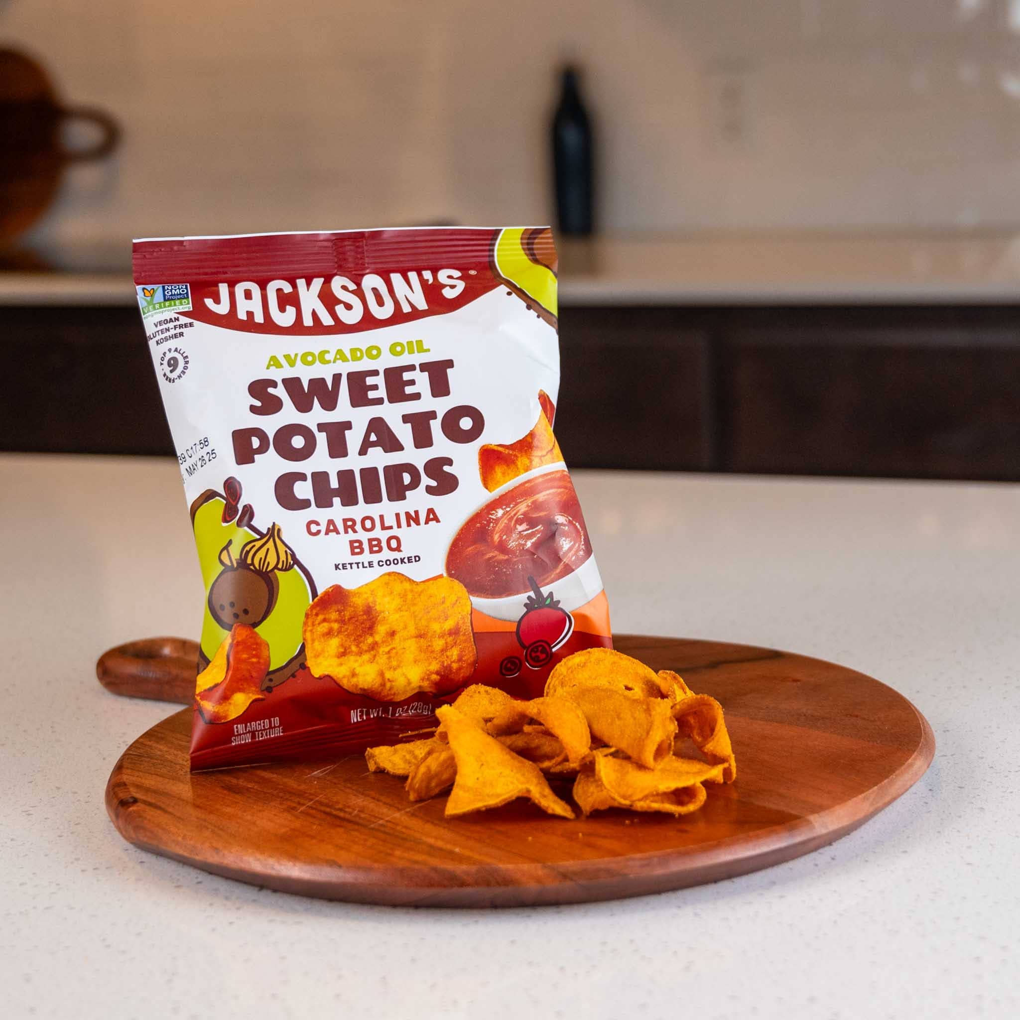 Jackson's - Wholesale Chips - Variety Pack Sweet Potato Chips in Avocado Oil 1oz (Pack of 30)3