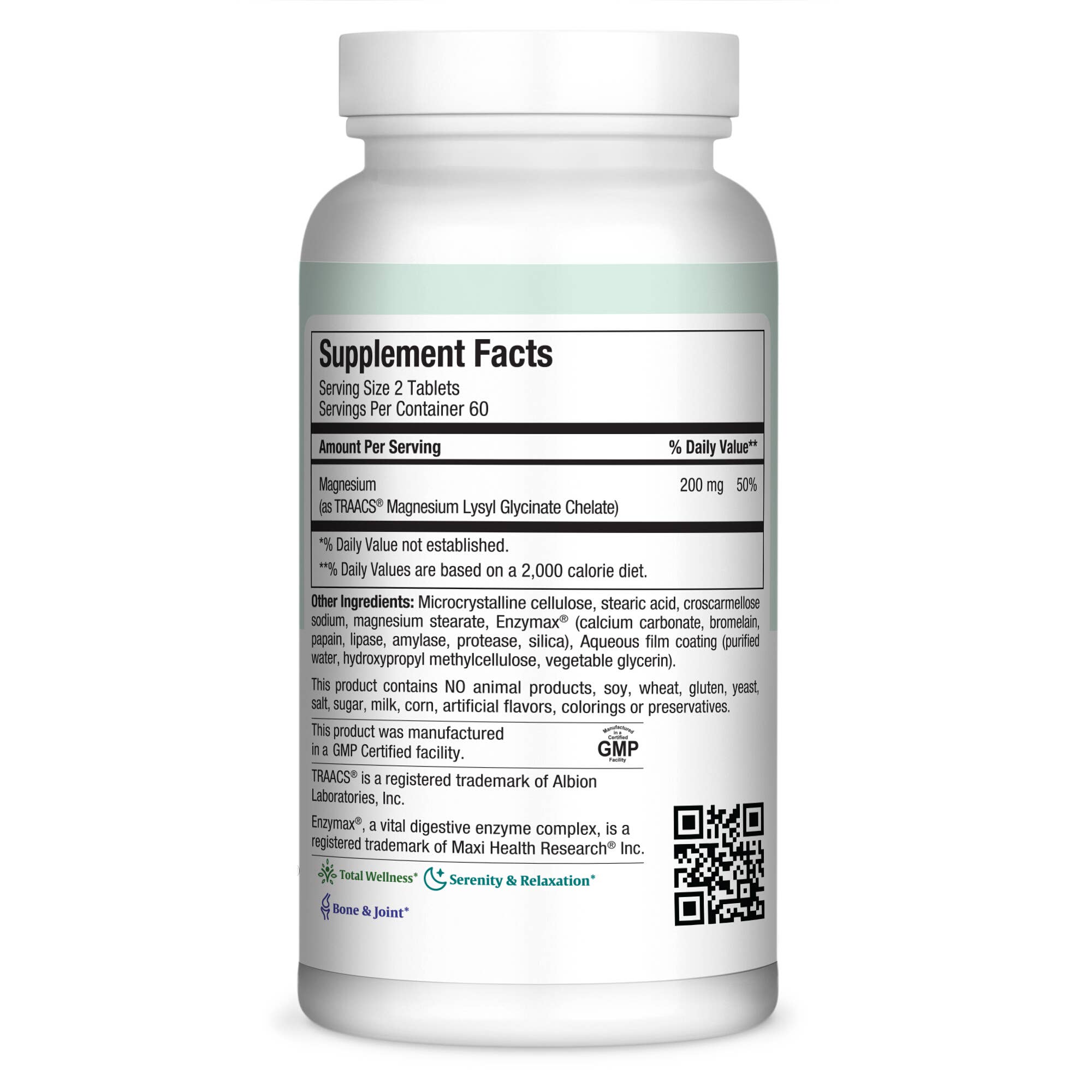 Maxi Health - Wholesale Oral Supplement/Vitamin - Magnesium Lysyl Glycinate1